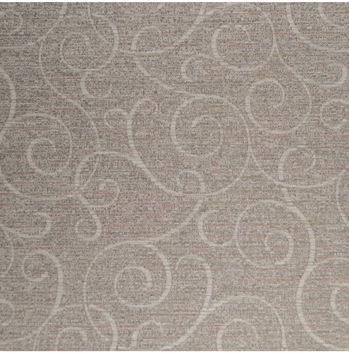 Cromwell Swirl Silver Upholstery Fabric- SR14716