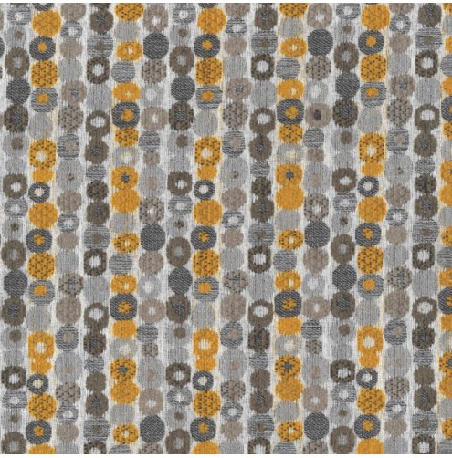 Shannon Splash Mustard Upholstery Fabric