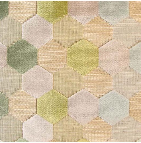 Extravaganza Hexagonal Upholstery Fabric EXT2665