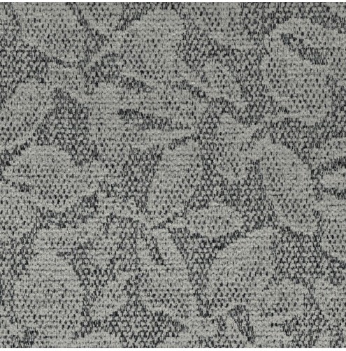 Bergamo Leaves Grey Upholstery Fabric - BER3346