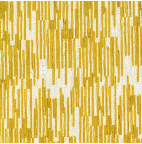 Galway Tetris Gold Upholstery Fabric