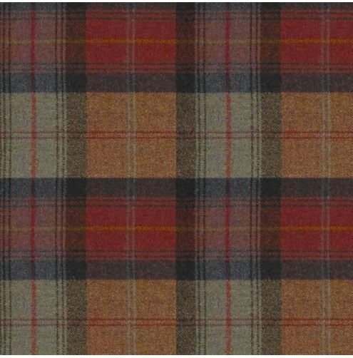 Wool Plaid Orchard Fruits