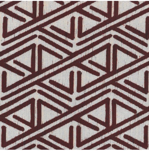 Shannon Retro Wine Upholstery Fabric
